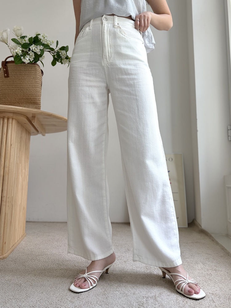 [極涼!!] Summer Lightweight White Jeans