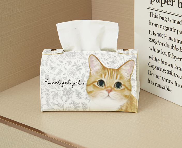 ⋆ 黃貓 ⋆ 紙巾套 ⋆ Tabby ⋆