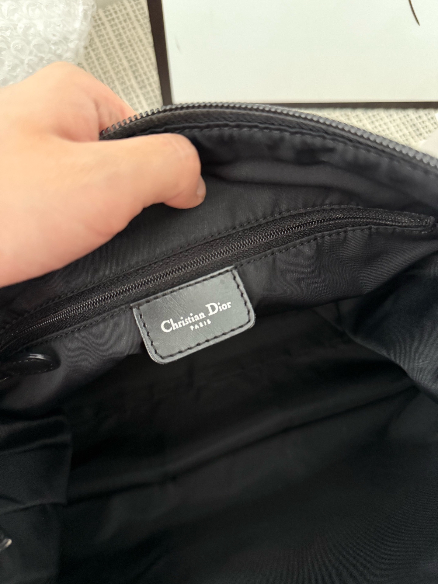 【預訂貨品】Dior黑色老花流浪包