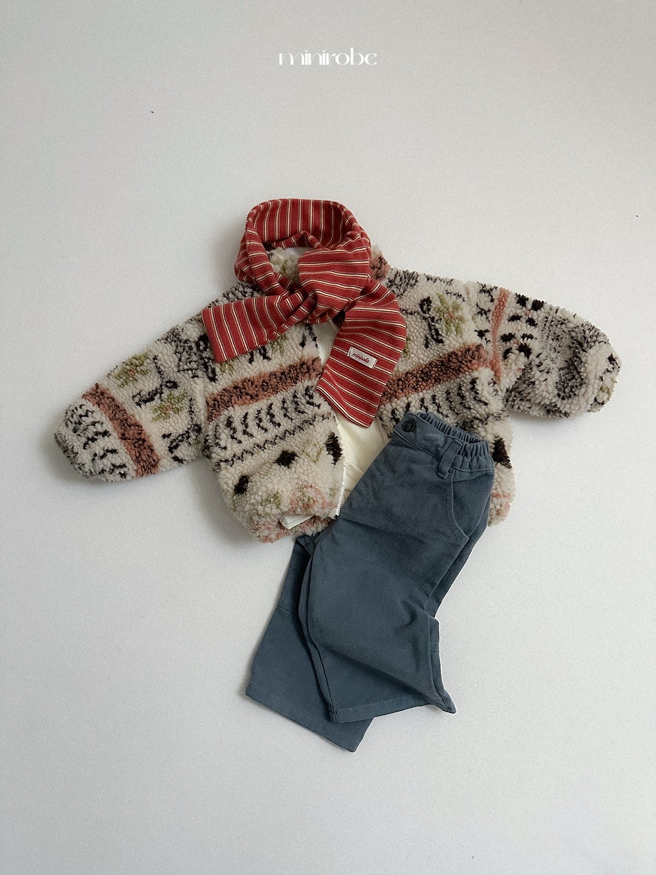 Mnirobe | Button peach pants