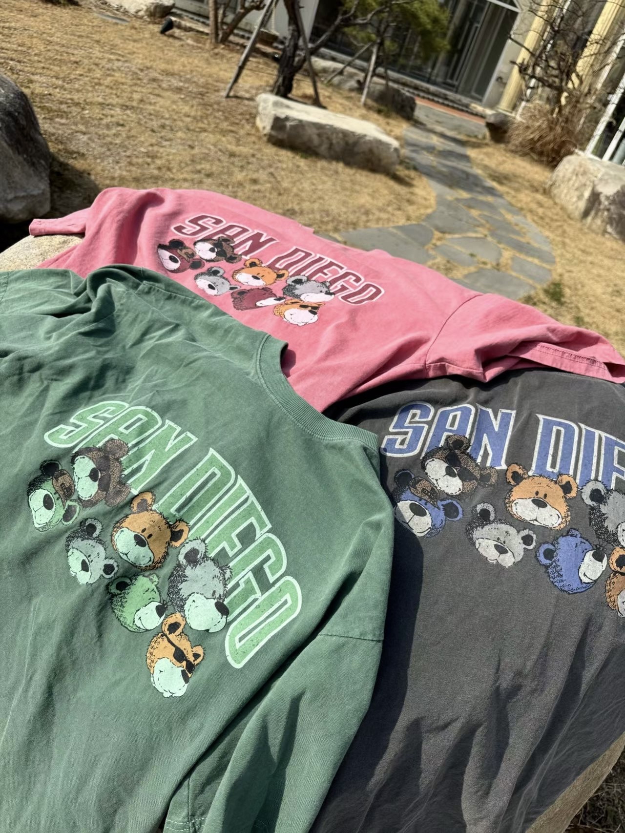 🍀初春優惠🌼 Retro熊熊print Tee