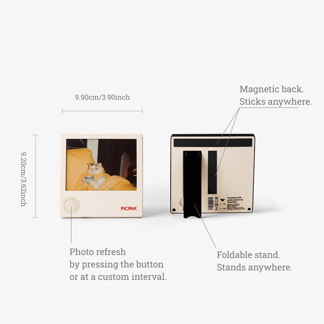 香港行貨 PICPAK 迷你 E-Ink 數碼相架
