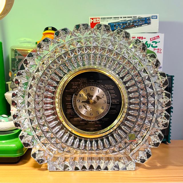 世界時計、HOYAのガラス 全新】HOYA Crystal Glass 世界時計| doknoknok