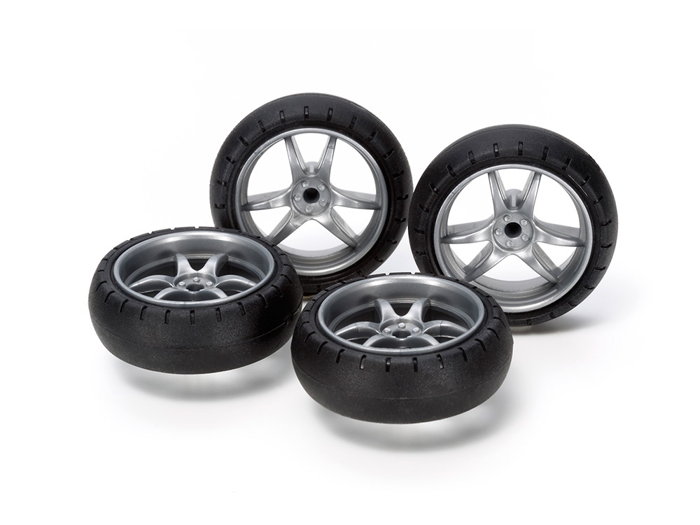LARGE DIA. V SPOKE NARROW WHEELS (w/ARCHED TIRES)