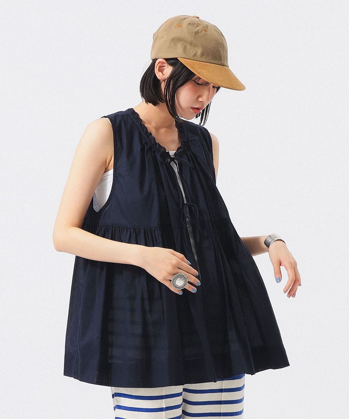 日本BEAMS BOY蝴蝶結背心