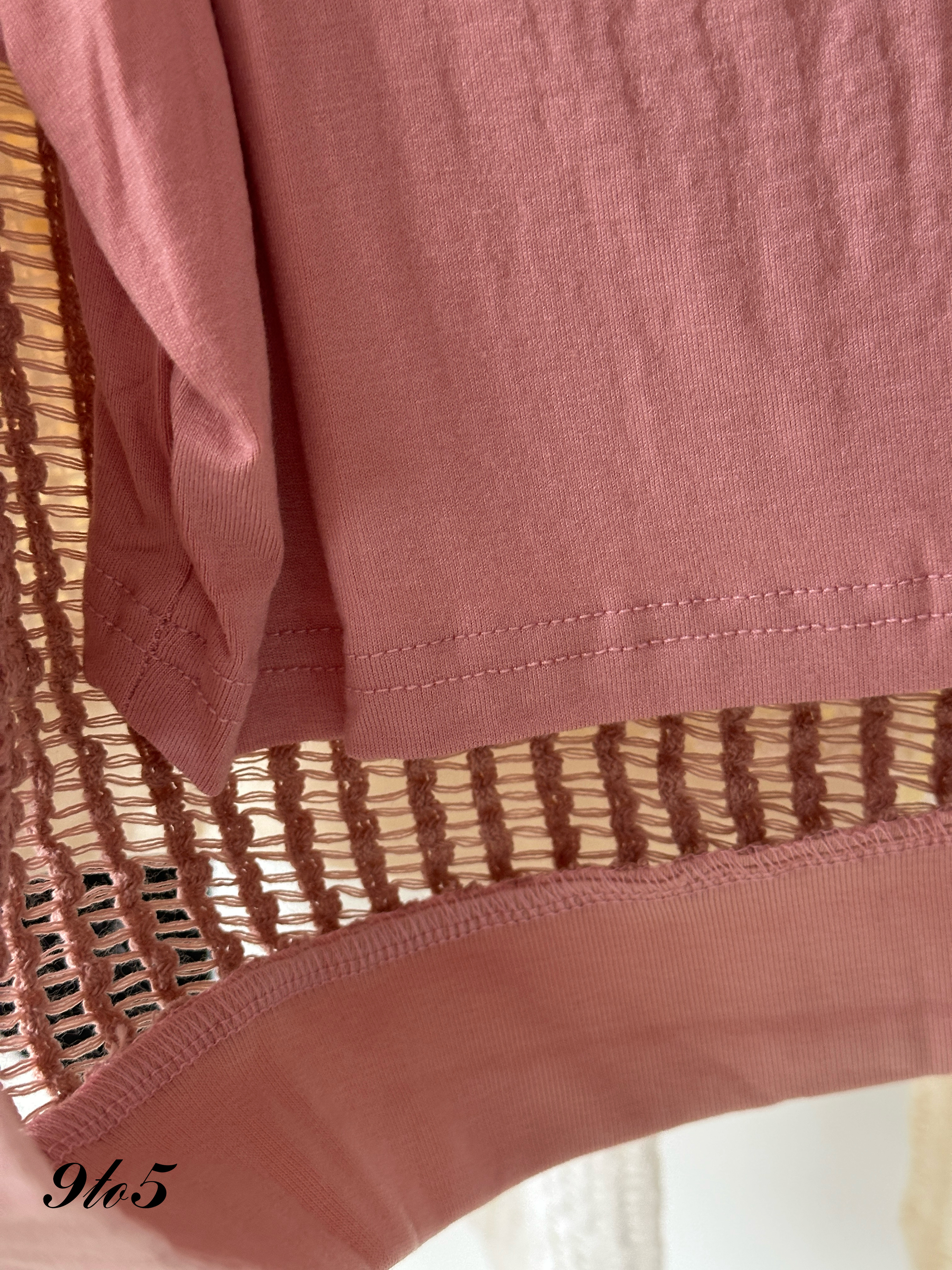 T4002 Open-knit Top - 4 Colors 