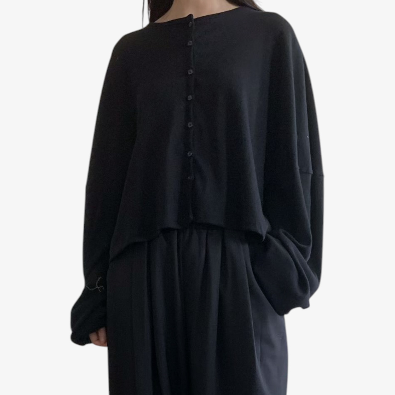 221048 淨色鬆身外套