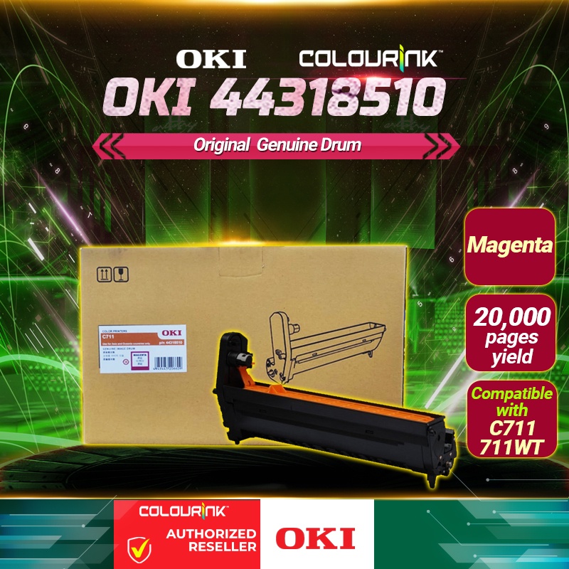 💢CLEAR STOCK 💢 OKI 44318510 44318511 Cyan Magenta Original Genuine Drum  C711 C711WT