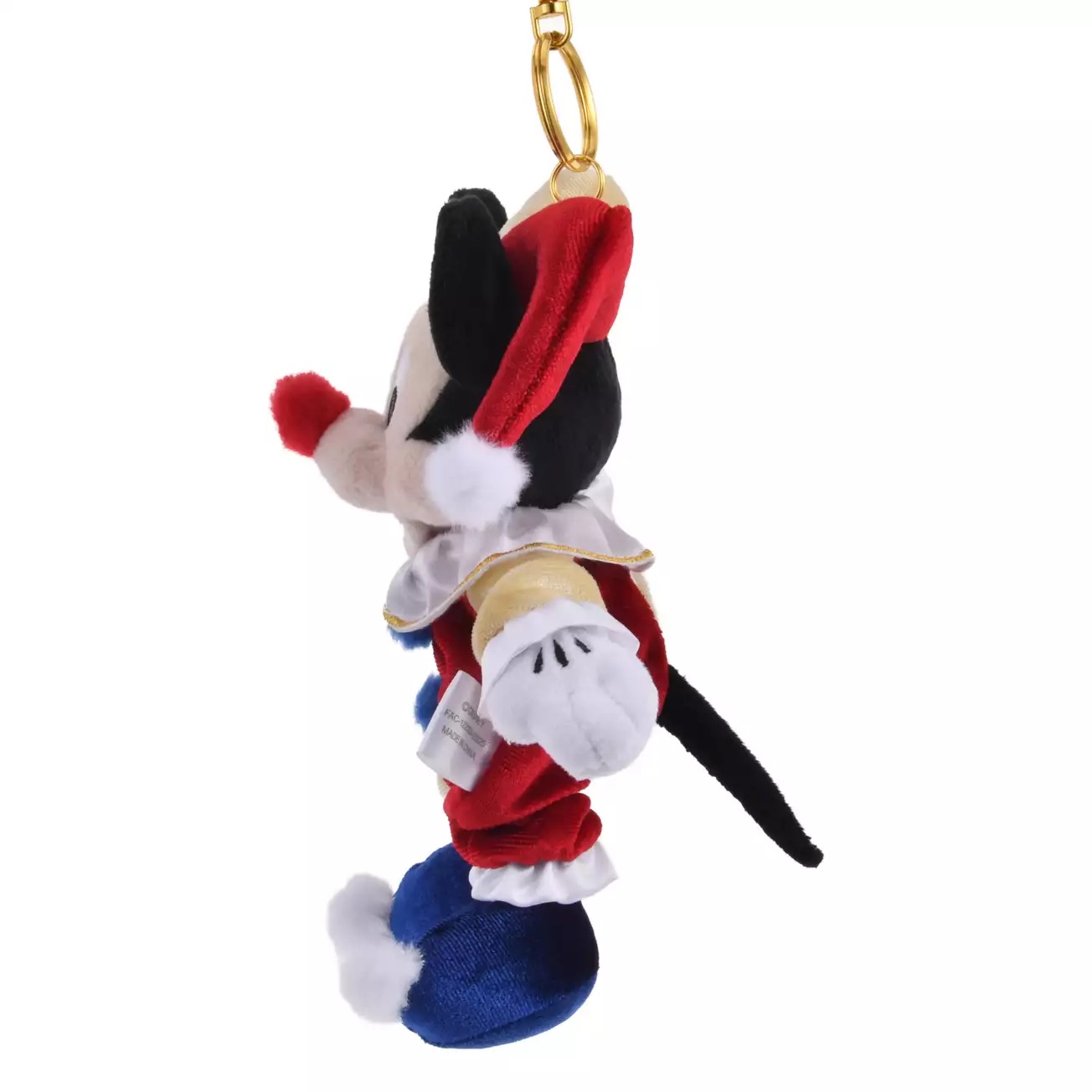 📦訂購 日本代購 Disney 迪士尼 Mickey Mouse 米奇老鼠 PIERROT COSTUME 小丑服裝 公仔鎖匙扣