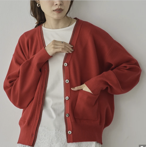 防靜電柔軟綿密紗V領開襟衫  - 2026 流行穿搭  女士外套 秋季時尚穿搭 柔軟舒適 優雅日常 成人休閒  易於配搭 日本直送   #JP-I-260045