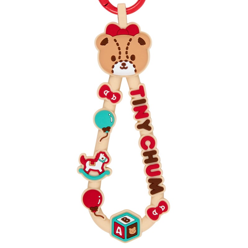 現貨｜Sanrio Tiny Chum Hello Kitty熊仔 日版 橡膠繩 鎖匙扣 (82958-7)