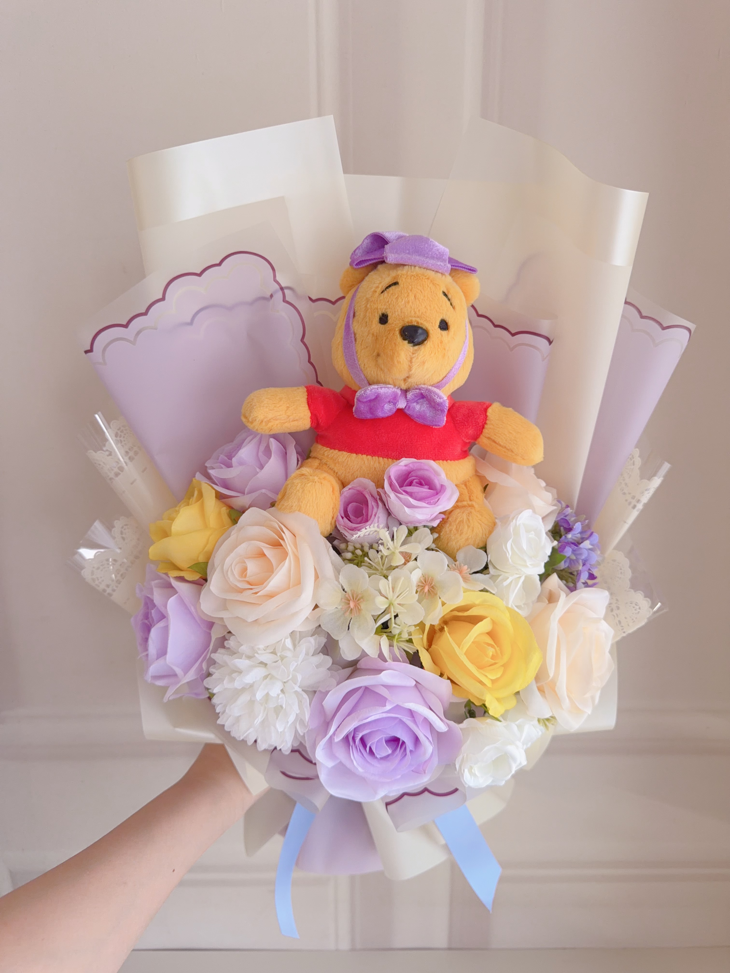 (現貨) Winnie the Pooh公仔花