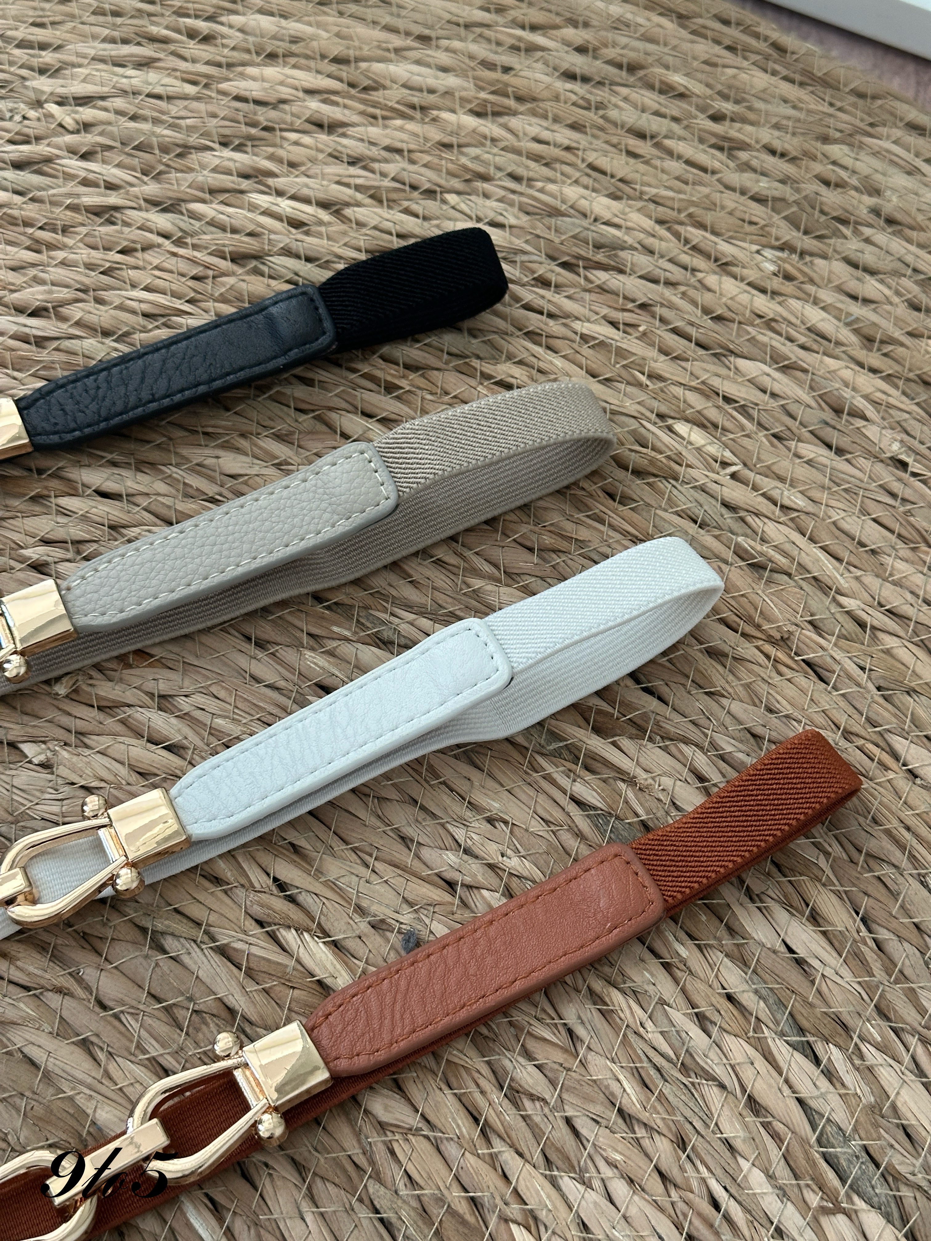 B0115 Buckle Elastic Belt - 4 Colors 