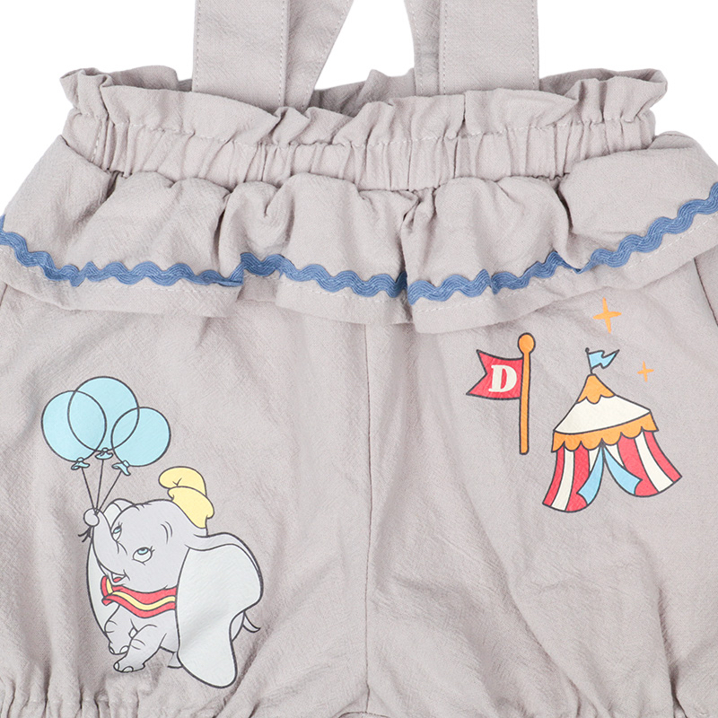 🇯🇵預訂 日本直送🇯🇵Dumbo小飛象印花荷葉邊吊帶褲