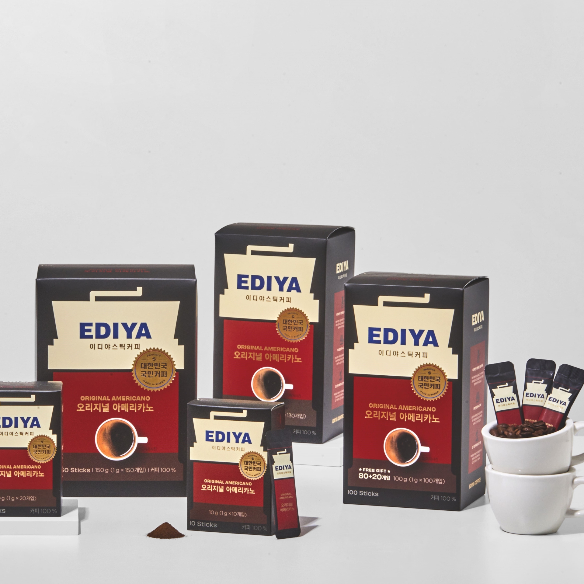 EDIYA COFFEE 即沖咖啡粉 20g (1g x 20個) - Original Americano / Special Edition / Mild Americano 平行進口