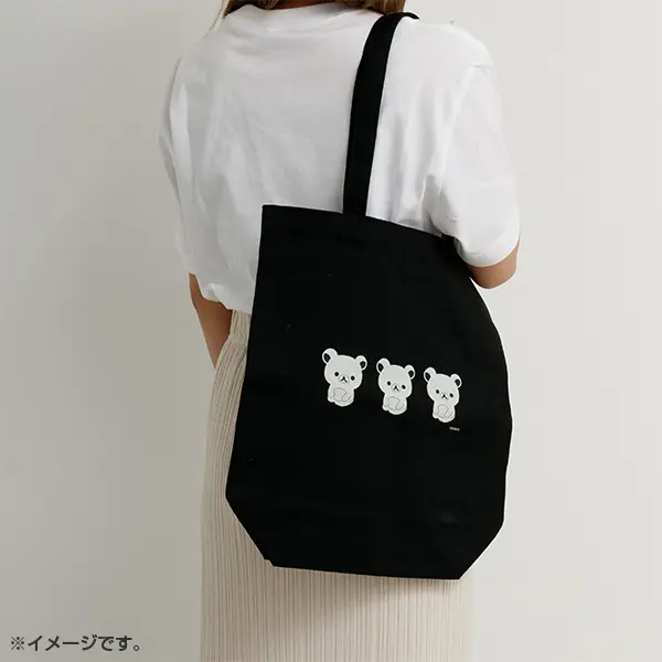 《預訂貨品》全新日本網上限定Rilakkuma 黑白系列布袋