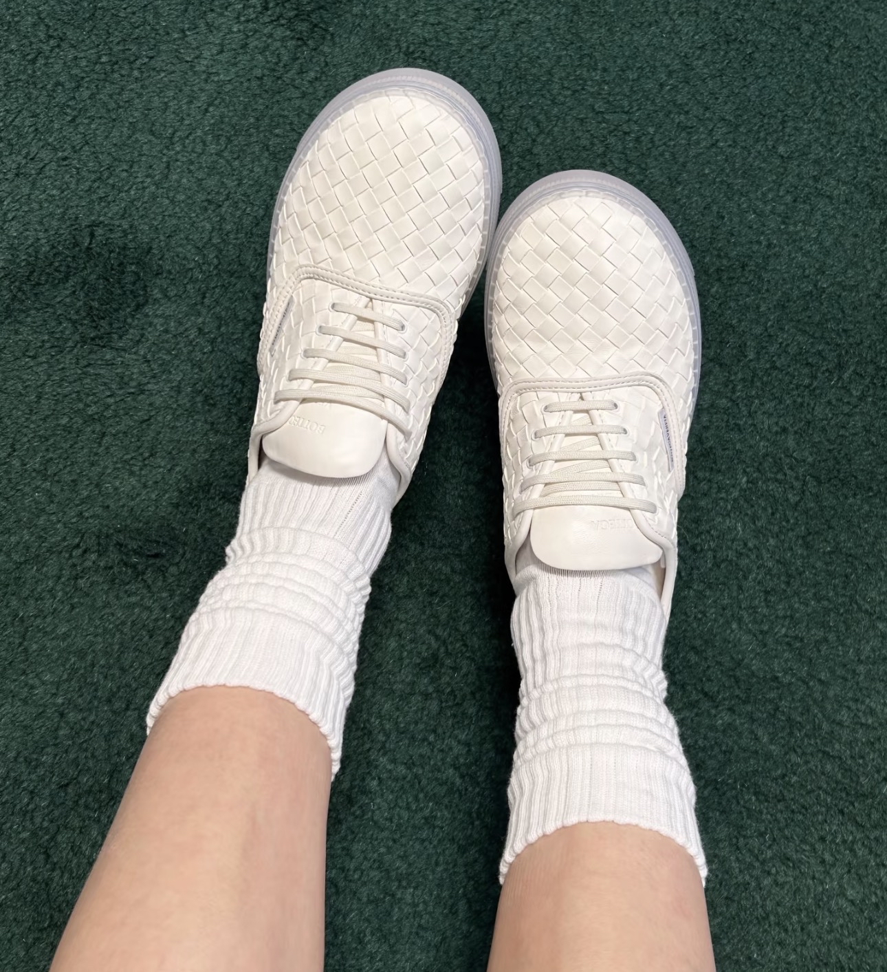 訂貨 ✈️ BV 新款 白色編織 Serena Sneaker  🔖Size 36/37/38/39/40/41