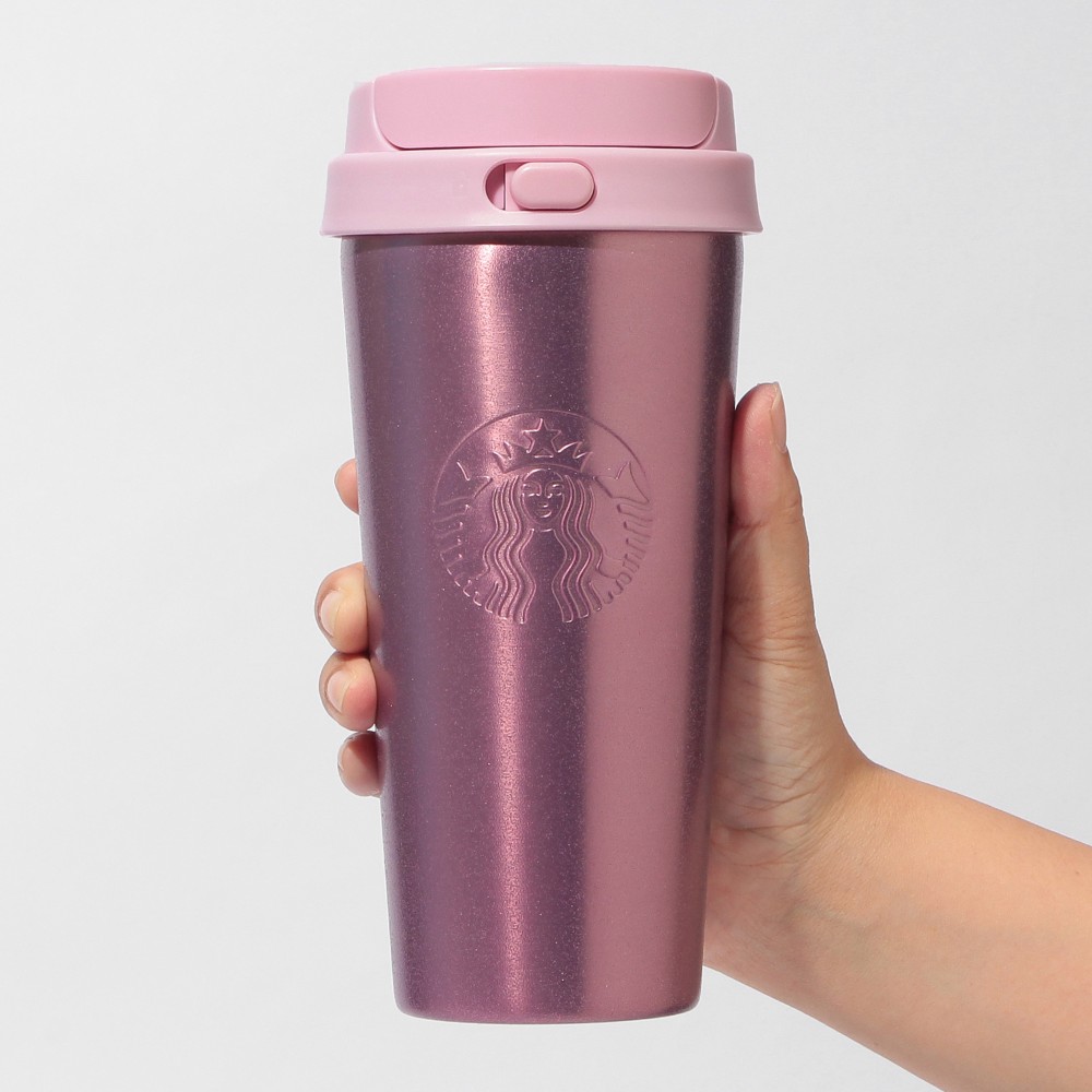 《日本 🇯🇵 STARBUCKS My First Bottle 系列》✨️TOGO 不鏽鋼保溫杯 亮粉色✨️ 473ml   