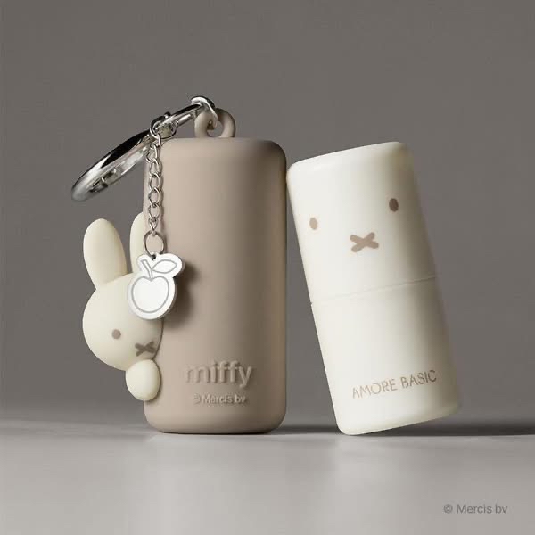 韓國直送 Amore Basic Miffy 固體香水（多汁蘋果味）+ 矽膠鑰匙扣