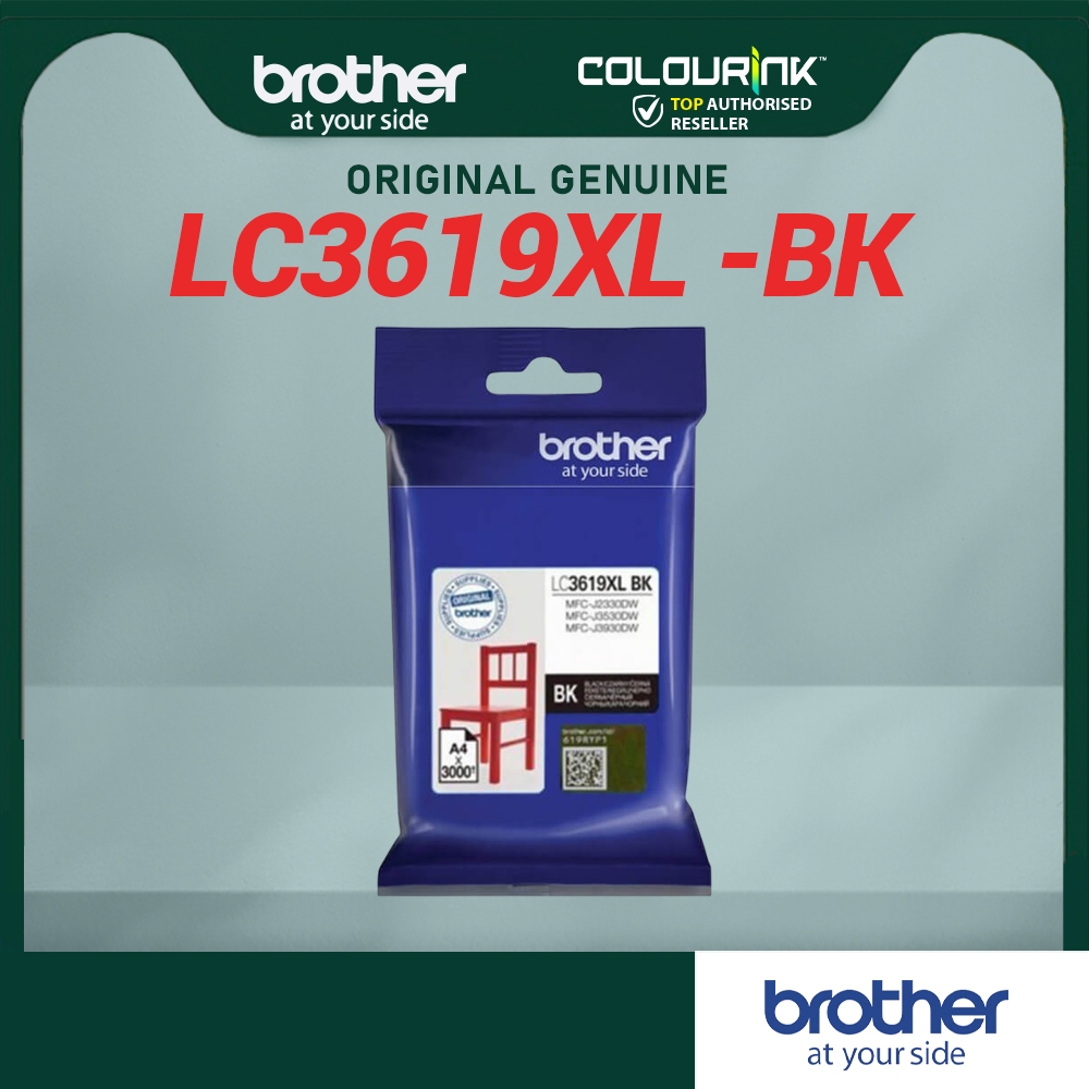 Brother LC3617 Original Cyan Ink Cartridge MFC-J2330dw /J2730dw / J3530dw / J3930dw lc-3617 lc3619xl