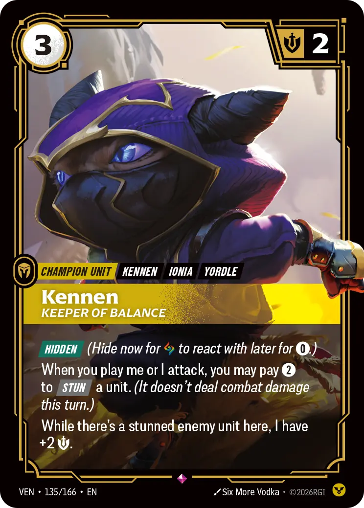 Vendetta - Rare - Order Rune (Set 4)
