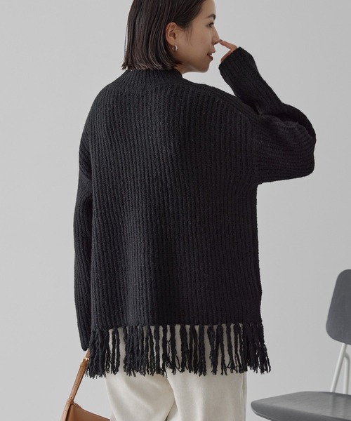 流蘇慵懶感冷衫