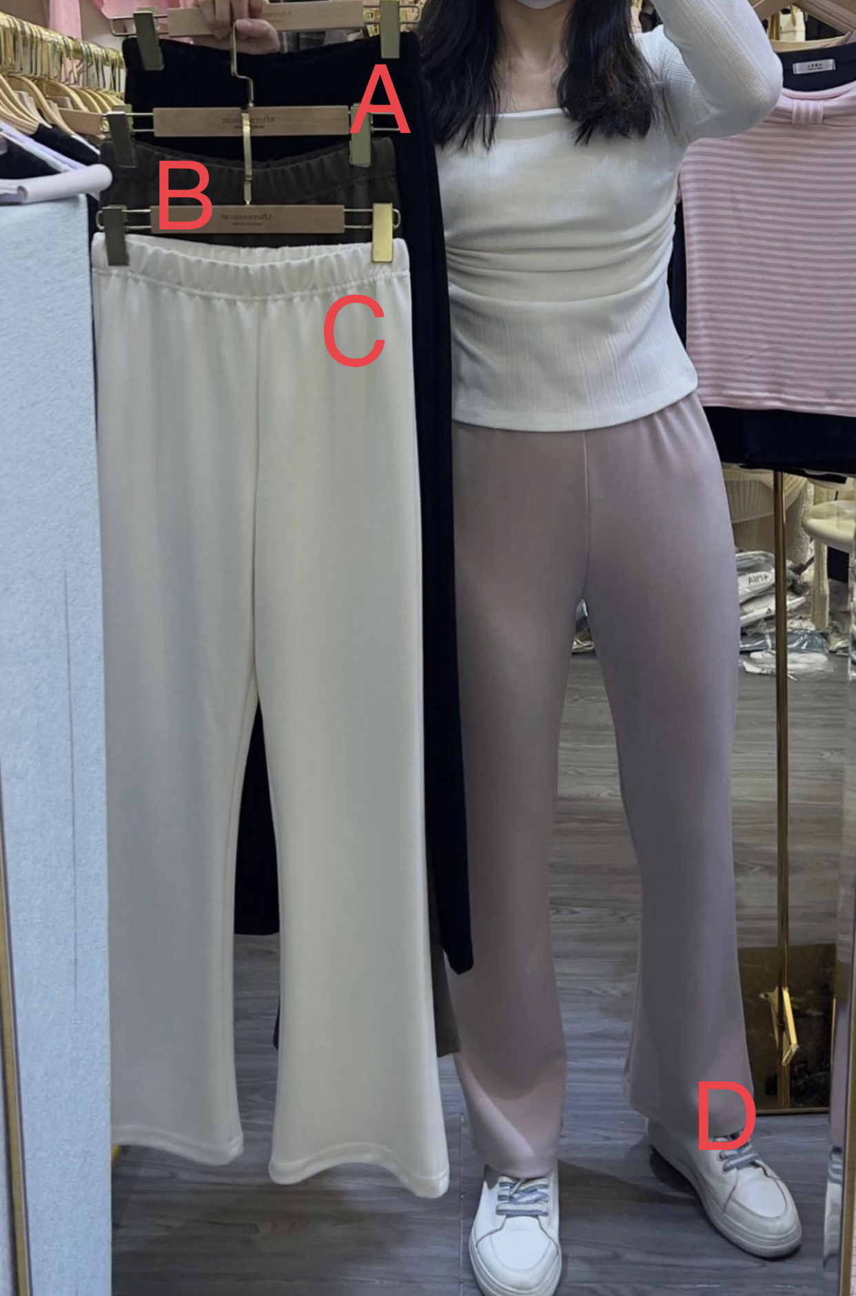 春夏版最強彈性褲長短版都有WhatsApp 6235322