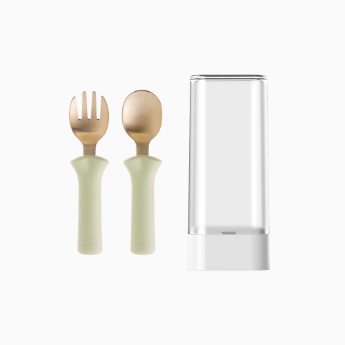 MODU'I 鉑金矽膠金銅叉勺  ( 連盒 )