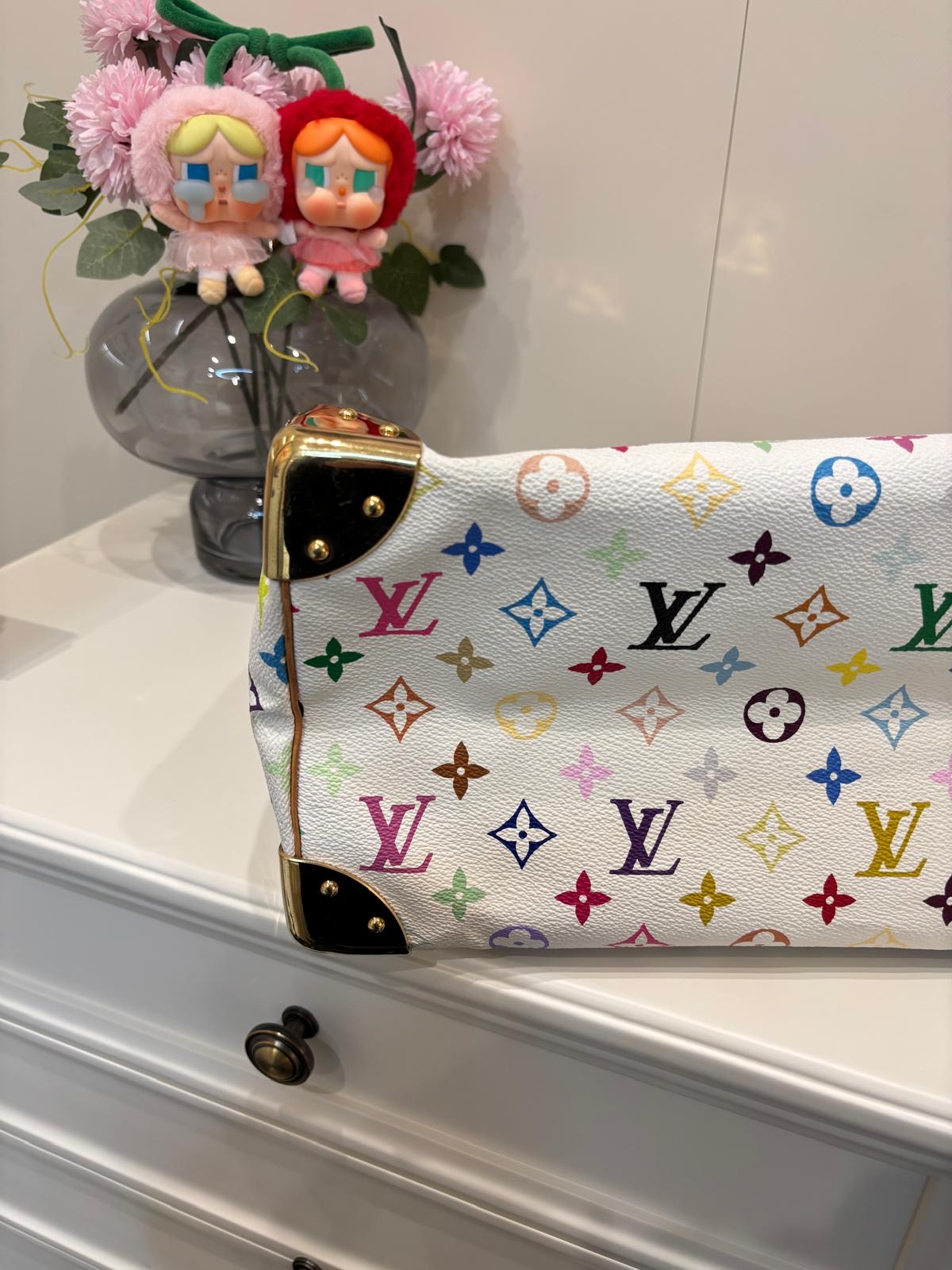Lv speedy 30 限量版村上隆 100%Authentic ,88%new ✅dust bag