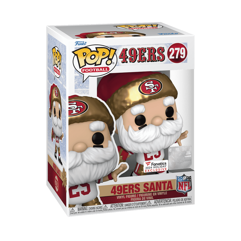 📦訂購 美國代購 Funko POP! NFL 49ers Santa (Throwing) Figure 舊金山49人 模型