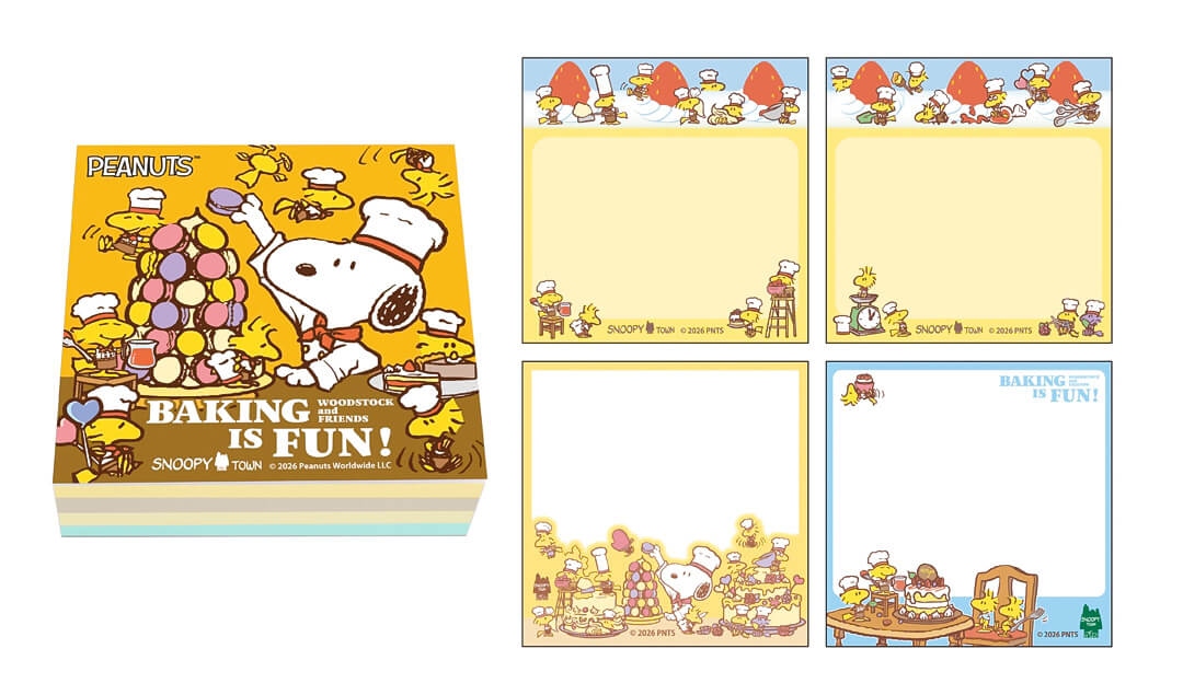 🌸 【預訂】memo pad - BAKING IS FUN! ~Baking cakes is fun!
