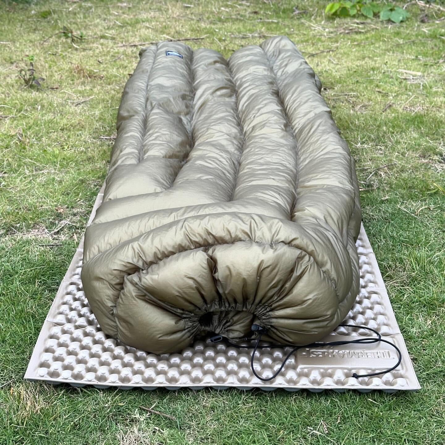 印尼品牌 Parlente Equipment Down sleeping Quilt 羽絨 睡袋 睡被 fp800 fw350