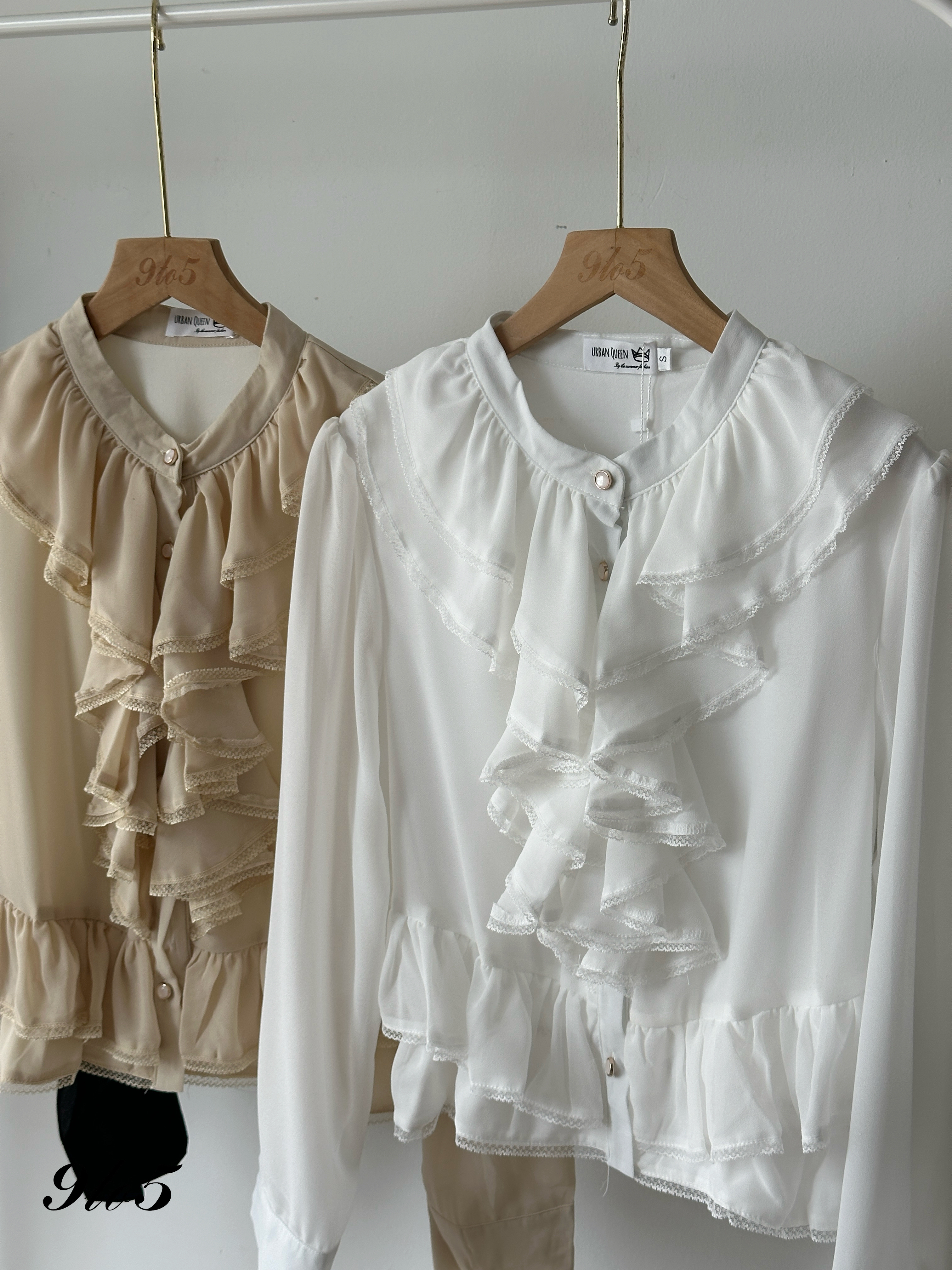 T4149 Ruffle Lace Top - 3 Colors 