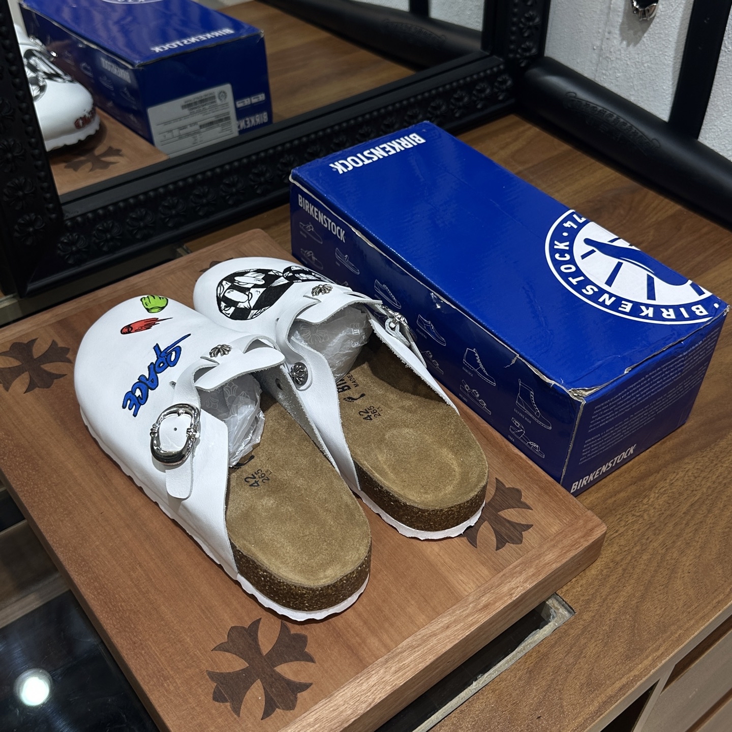 Chrome hearts x Birkenstock