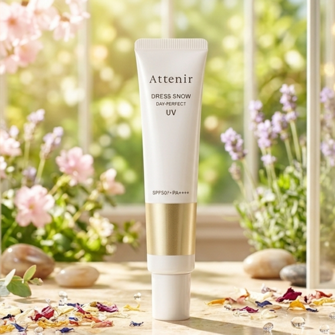 【3月新品上市】【✨️日本🇯🇵 Attenir Dress Snow Day Perfect UV 美白UV隔離乳✨️】40g 【SPF50+・PA+++】