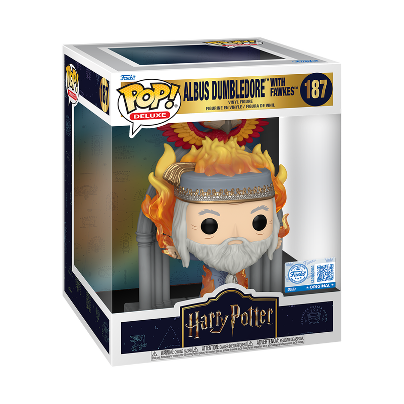 📦訂購 美國代購 Funko POP! Harry Potter Deluxe Albus Dumbledore with Fawkes Figure 哈利波特 模型