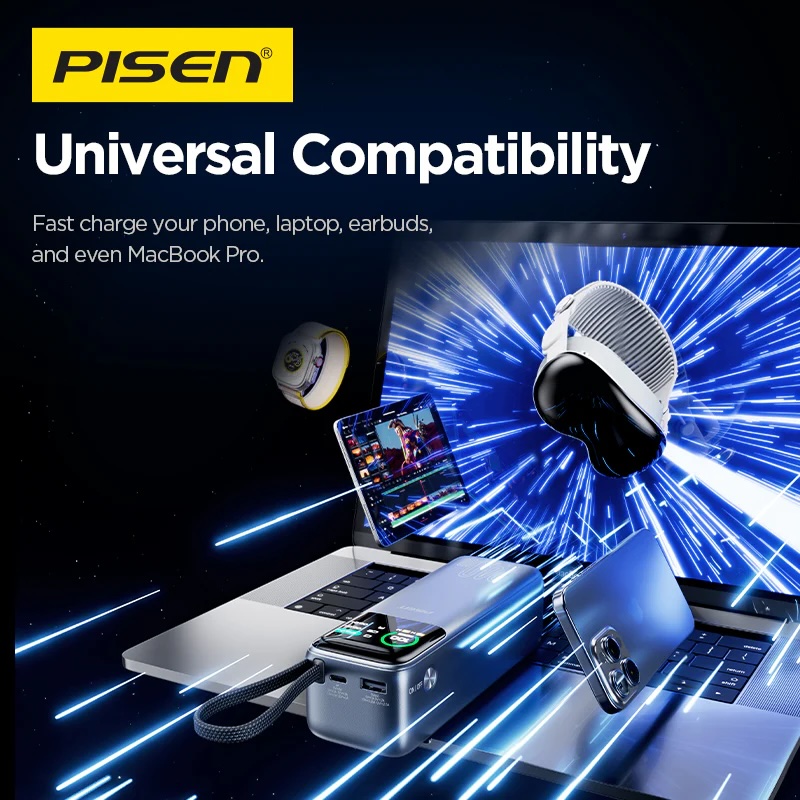 PISEN Bolt 240W 27000mAh Power Bank