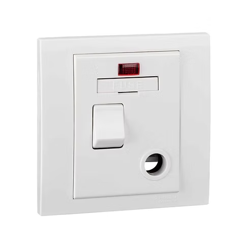 施耐德 元雅 白 13AFuse有掣有燈 接線蘇