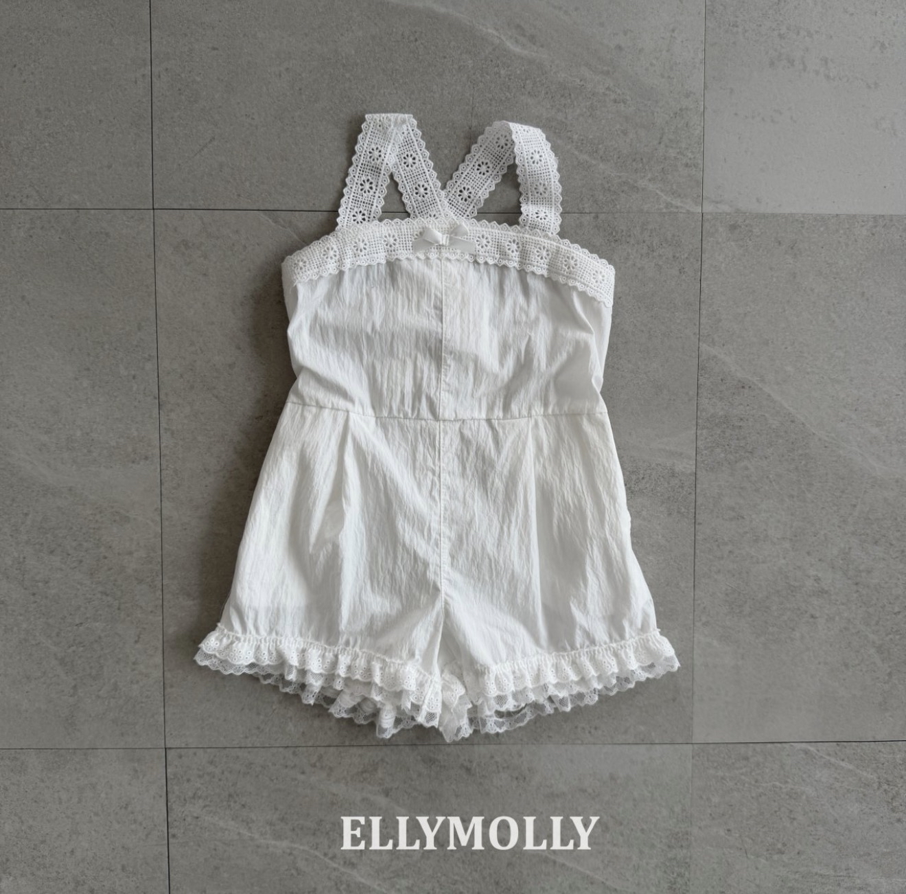 🇰🇷Ellymolly連身褲Ivory