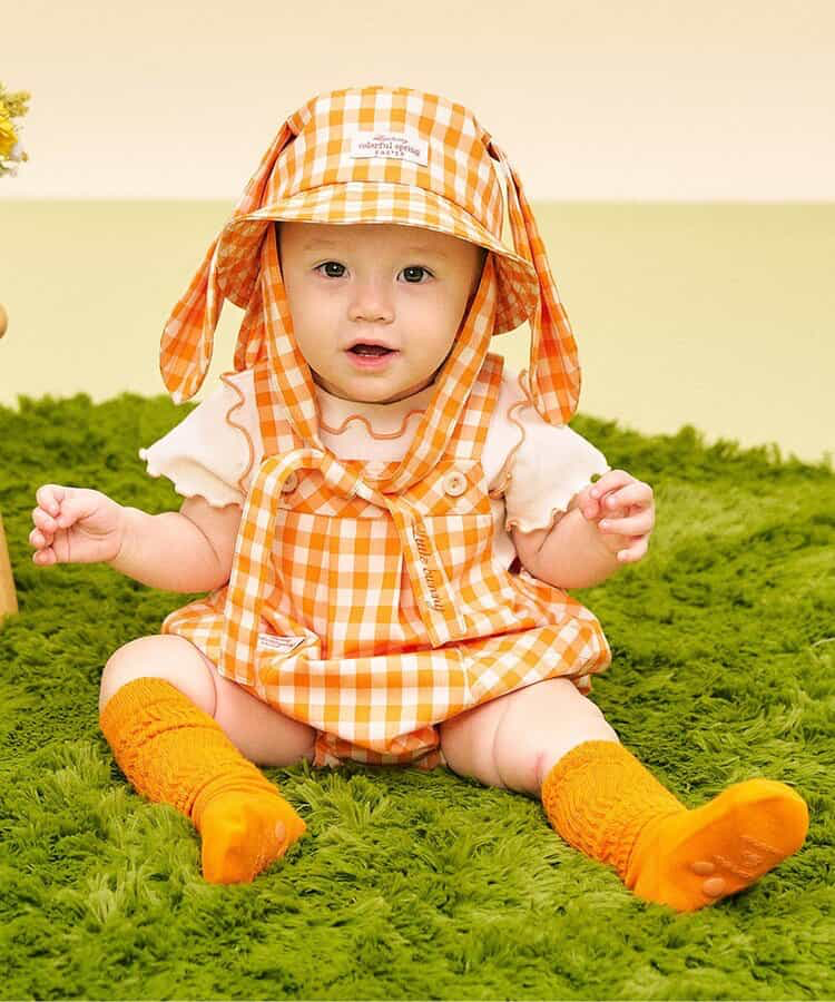 🇯🇵預訂 日本直送🇯🇵 Apres les cours 兩色立體兔耳格紋漁夫帽