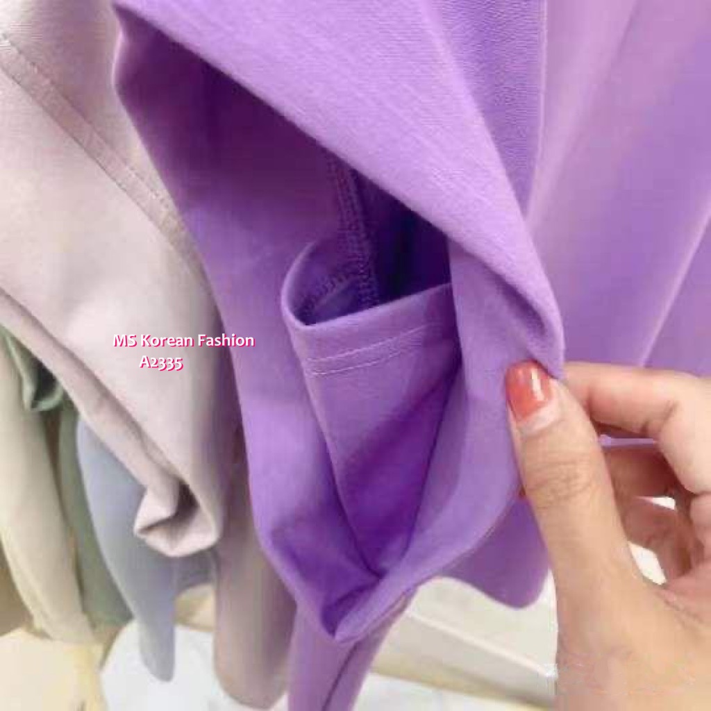 A2335 韓國🇰🇷靚色太空棉top