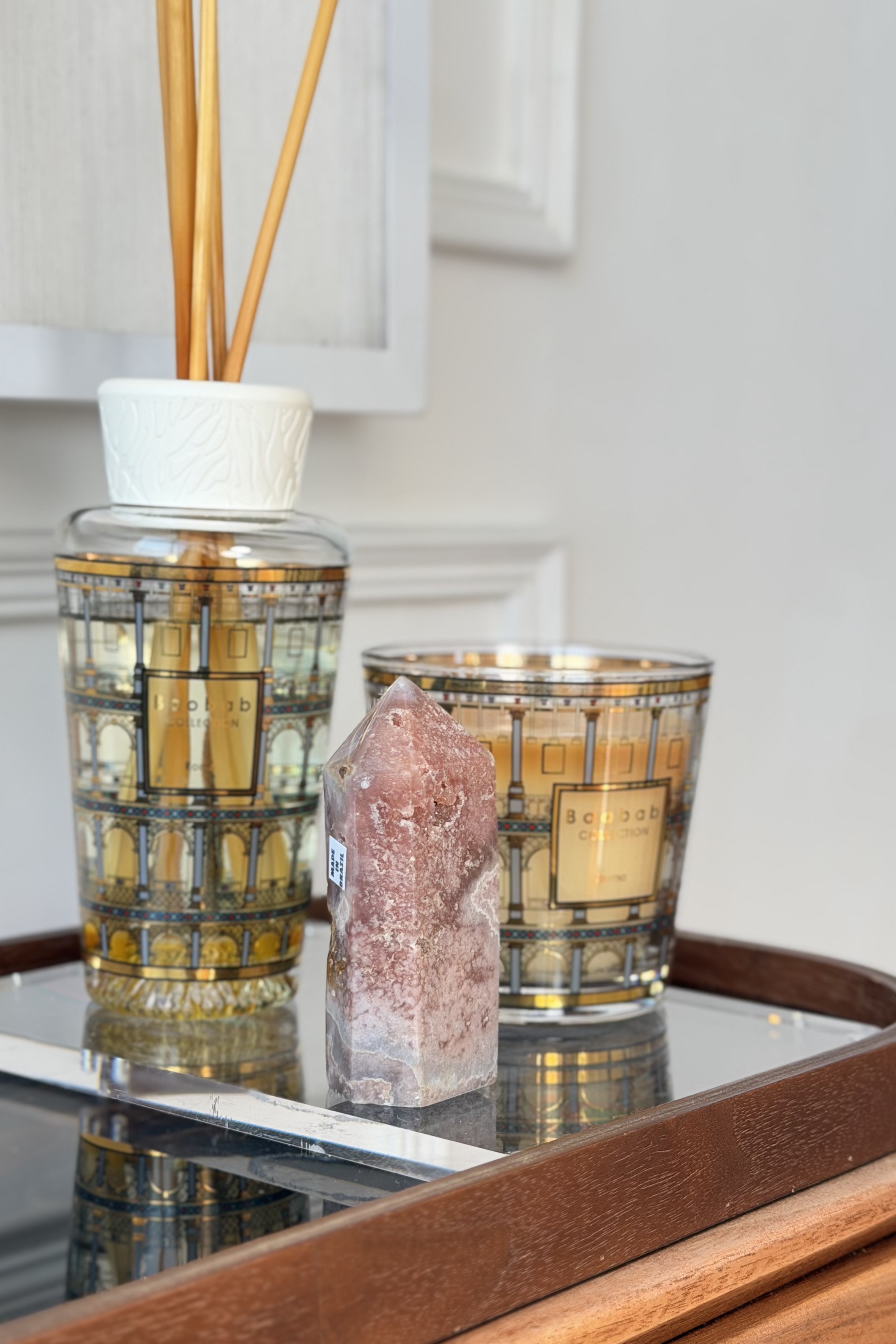 ༒9cm粉紅紫水晶 晶牙六角柱༒ PA.6801C30G19N-RA22*A77