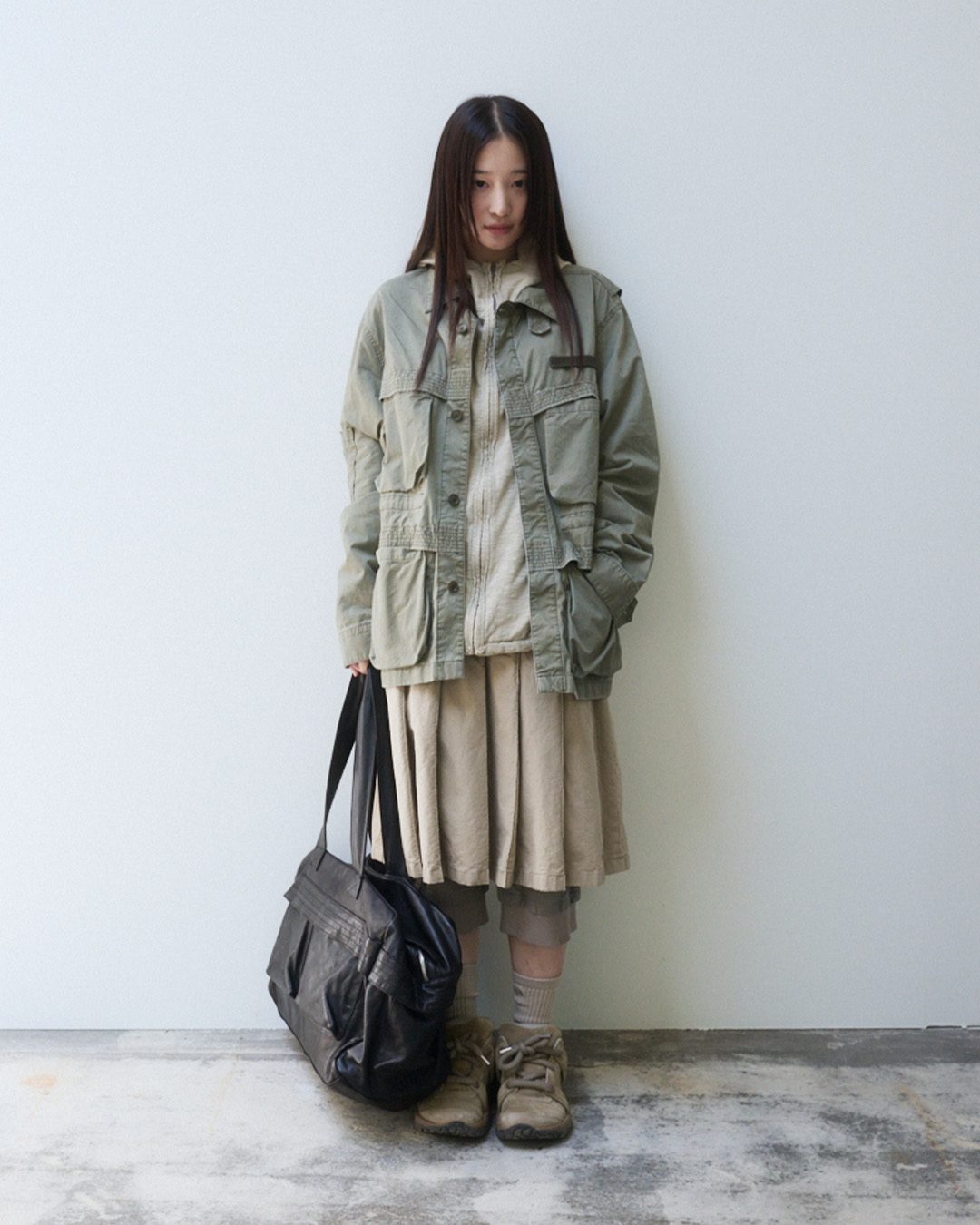 999HUMANITY - ADVENTURE WASHED WORK JACKET (KHAKI)