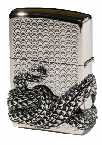 Zippo - ZBT-1-30B / ZA-1-30B 日版 紅寶石銀蛇 防風打火機 | ZIPPO 指定授權經銷商 | 美國製造 | 收藏