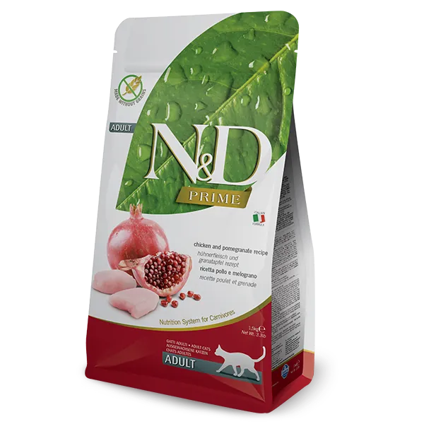 Farmina N&D 頂級 雞肉&石榴 成貓乾糧 1.5kg/5kg/10kg