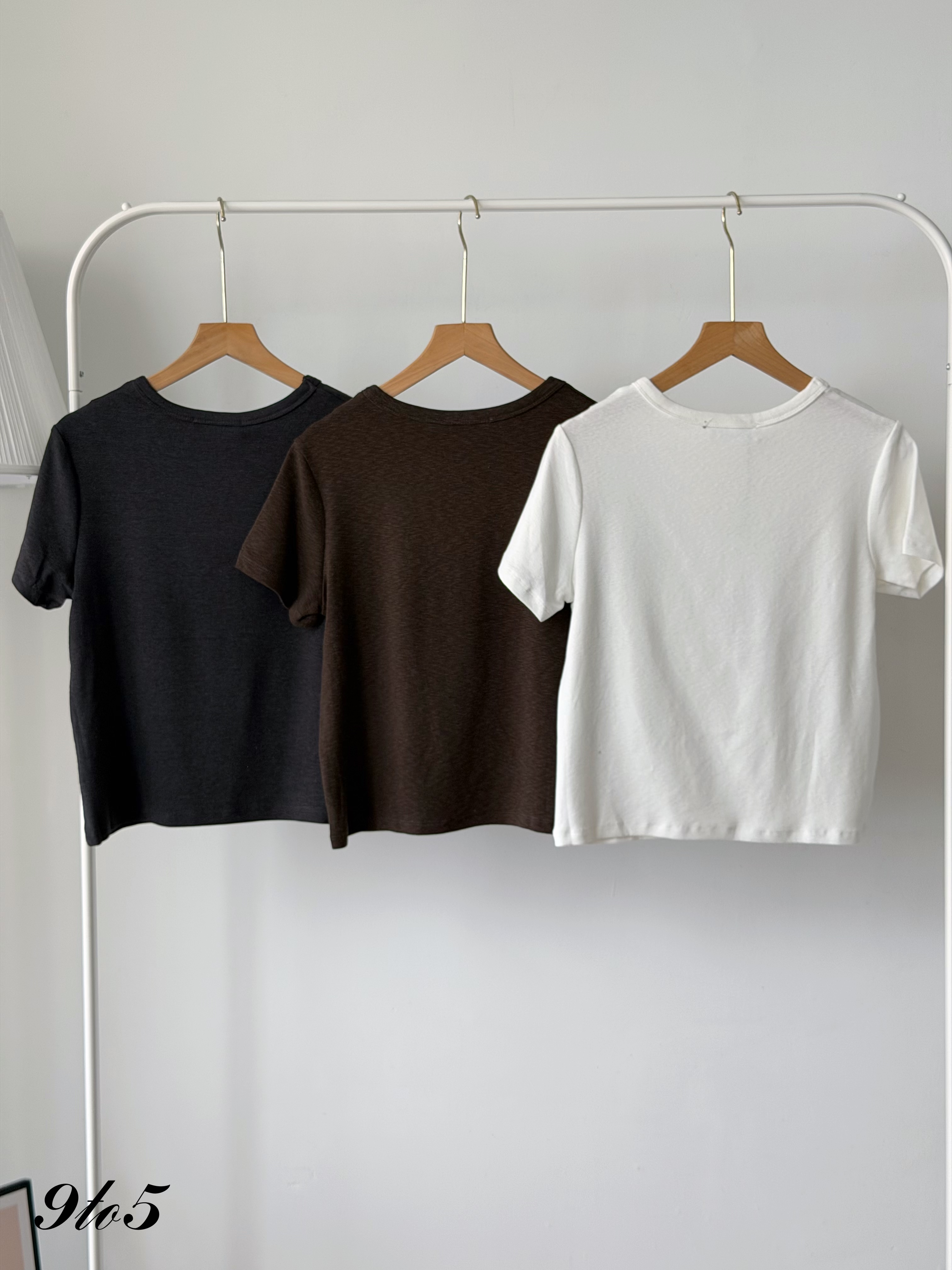 T4523 Short Sleeve Plain Tee - 6 Colors 