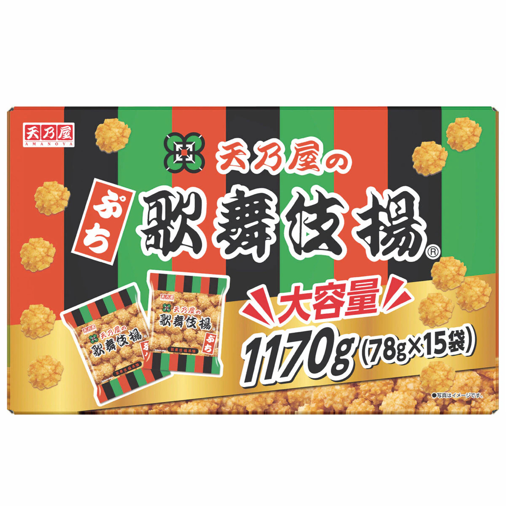 日本Costco  天乃屋 歌舞伎扬综合米果 