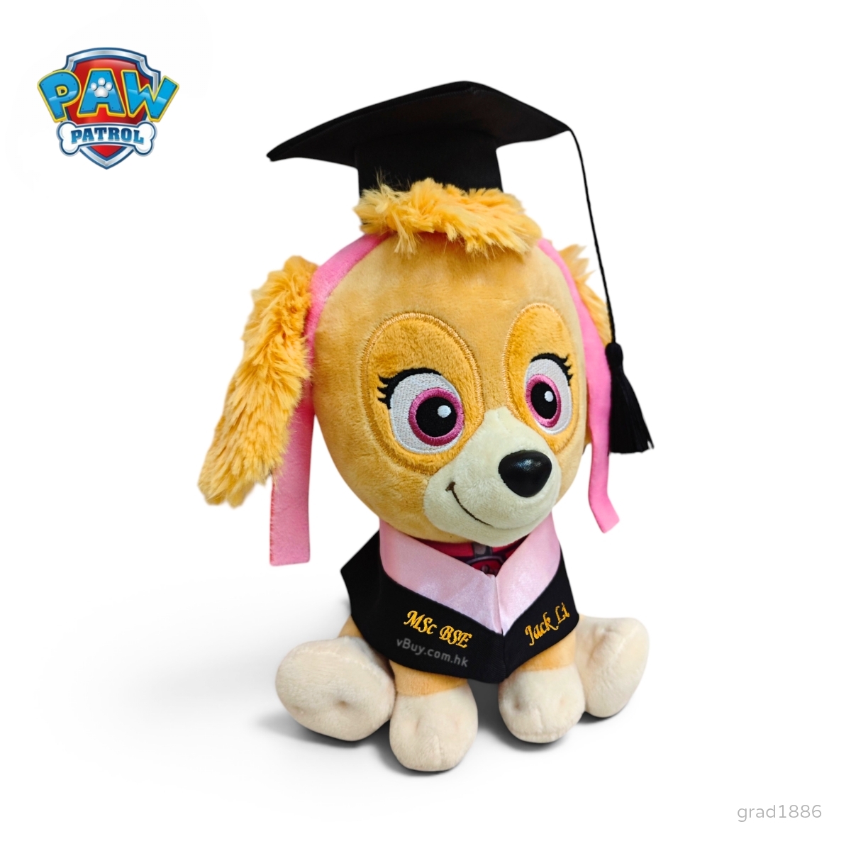 Paw Patrol Skye畢業公仔  汪汪隊天天畢業禮物公仔 香港現貨 可加名