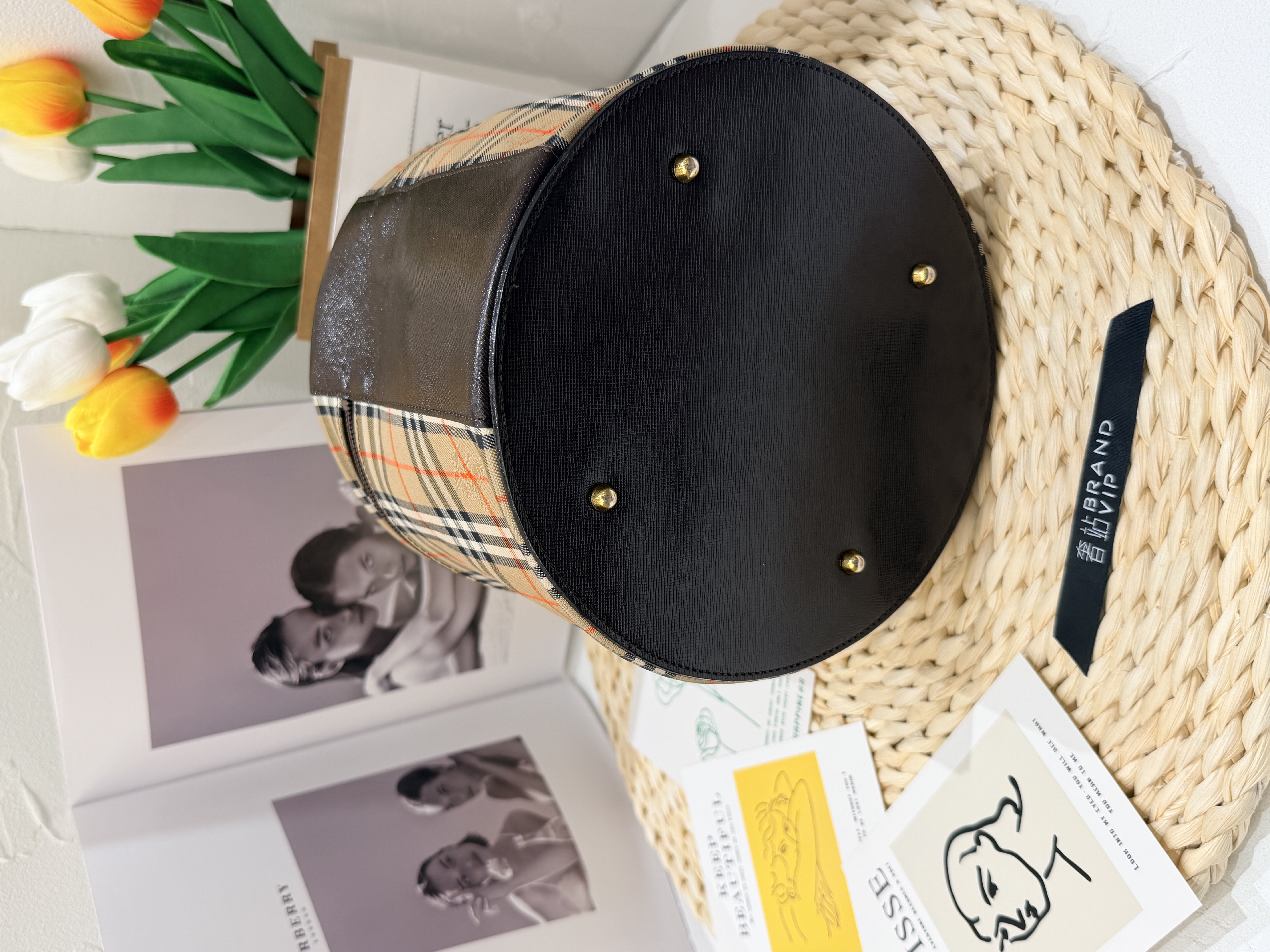 Burberry Nova Check Vanity Pouch