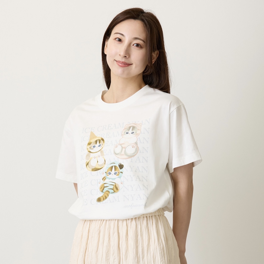 Mofusand 鯊魚貓 tee｜預訂